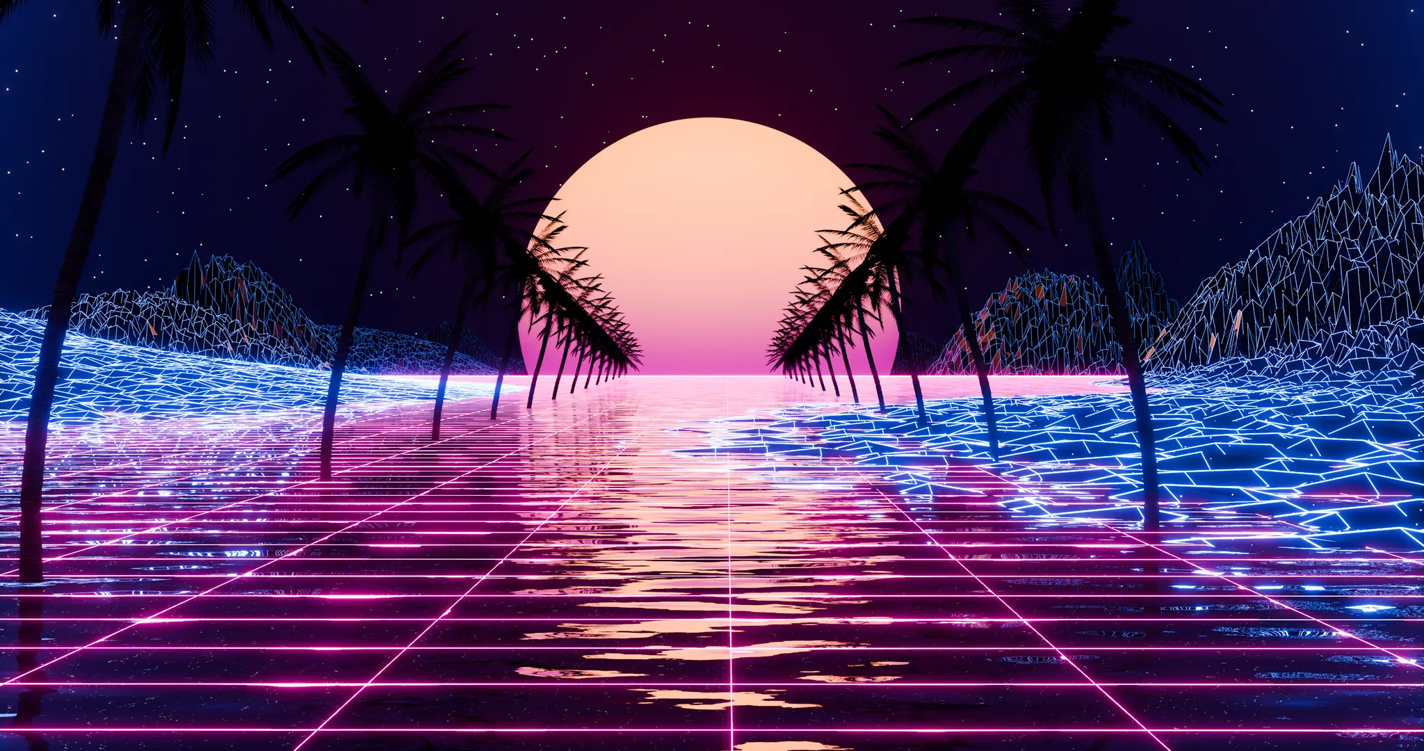 Vaporwave Sunset